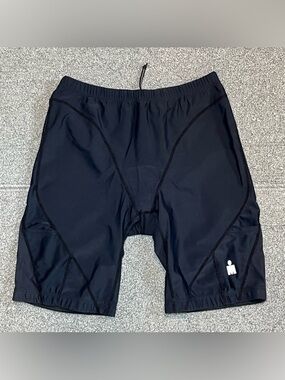 Ironman Cycling Shorts Womens XL Black Triathlon Polyester Spandex Blend